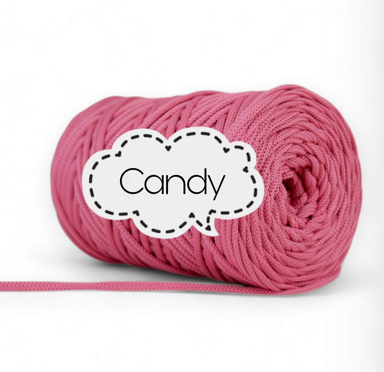 Polyestergarn 5 mm - Candy