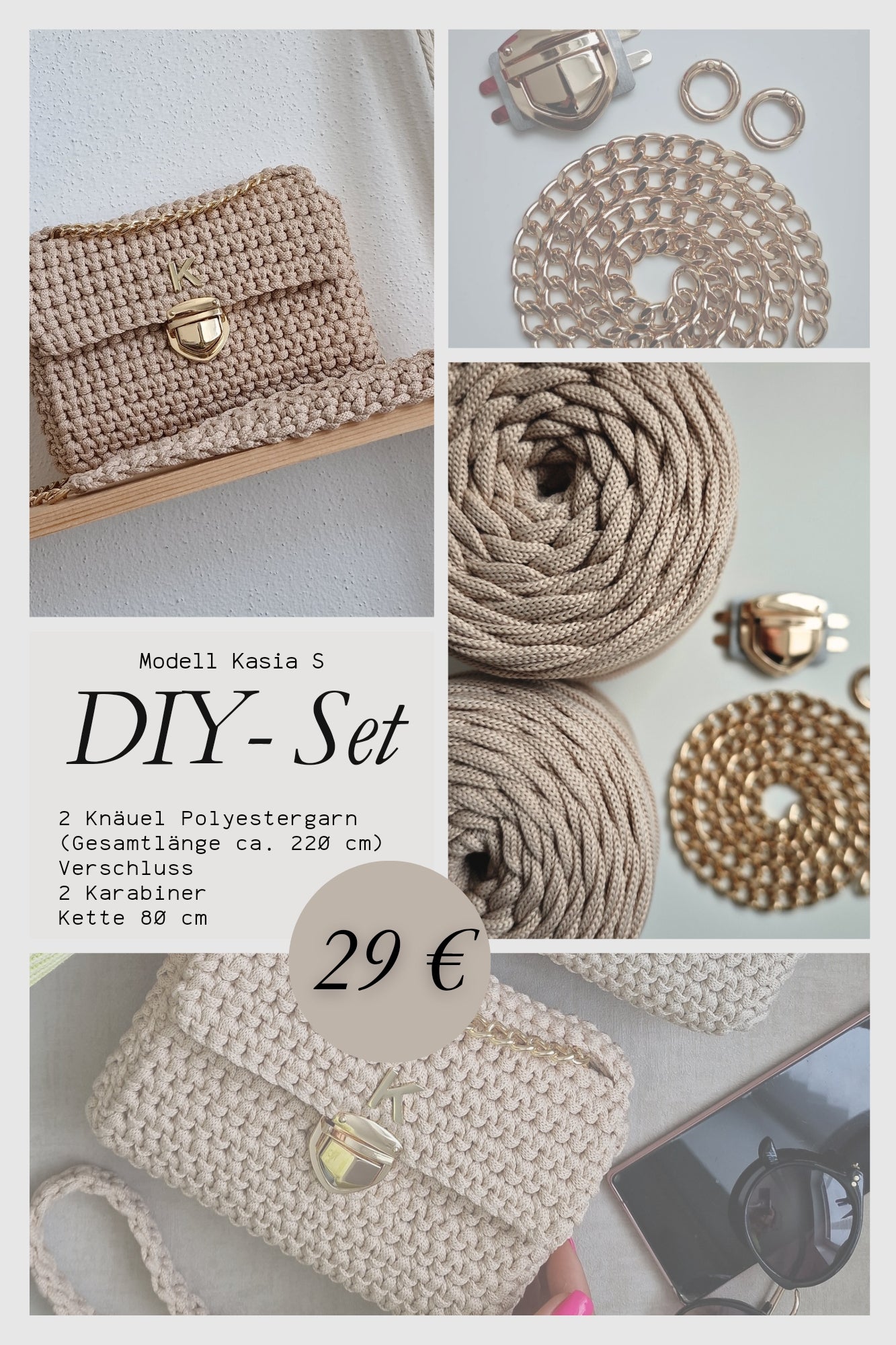 DIY-Set Modell Kasia S - Vanilla