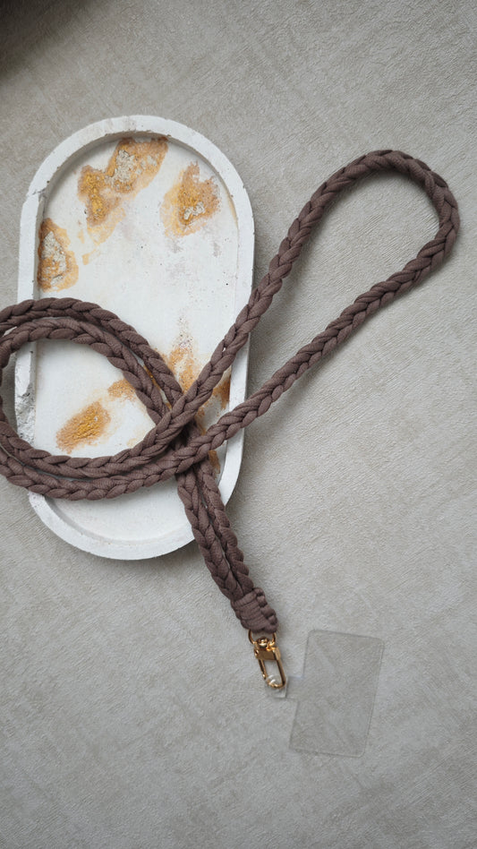 Handykette aus Textilgarn