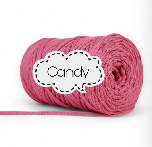 Polyestergarn 5 mm - Candy