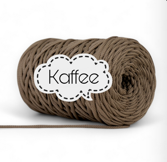 Polyestergarn 5 mm - Kaffee