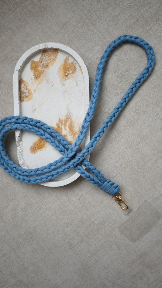 Handykette aus Textilgarn