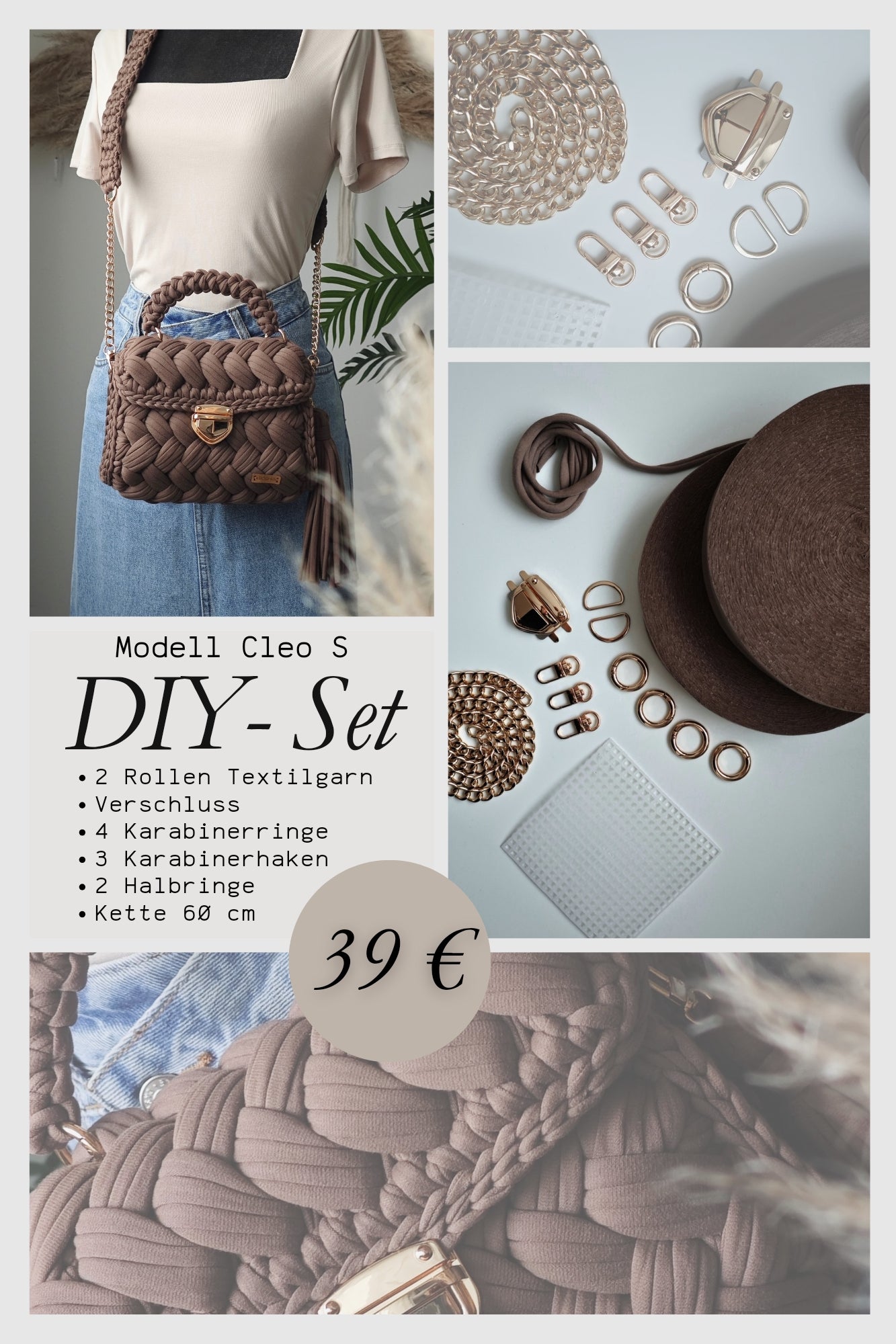 DIY-Set Modell Cleo S - Chocolate
